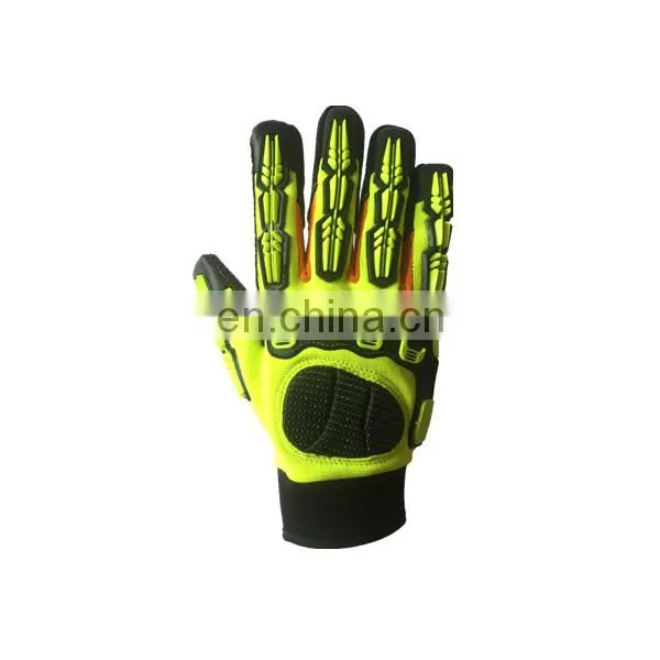 Mechanic Antivibration Cut Resistant TPR Impact Protection Gloves photo-2