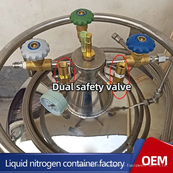 30liter Liquid Gas Machine Liquid Nitrogen Dewar for Medicine Cryo Use photo-3