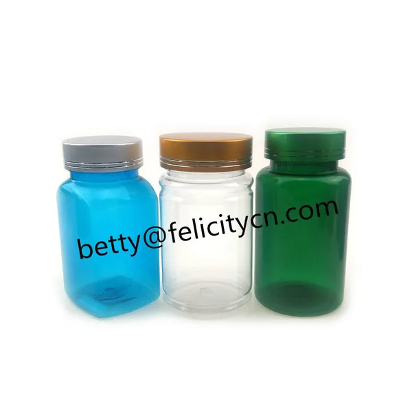 Pharmaceutical Grade 100cc 120cc 150cc PET Plastic Medicine Pill Bottle Tablet Capsule Bottle With Child Safety Cap