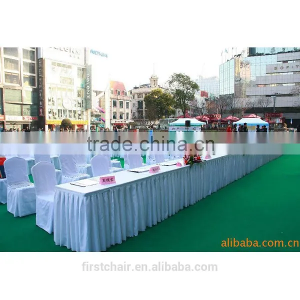 Eco-friendly Table Cloth Table Skirting Designs For Wedding photo-5