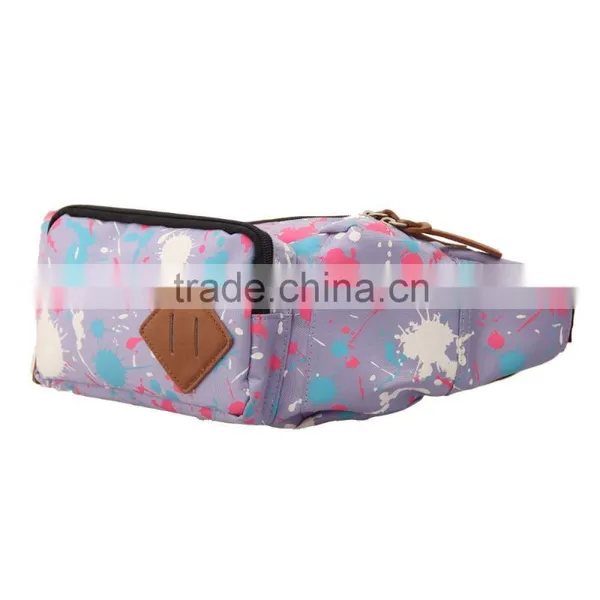 2015 Latest New Fashion Popular Purple Sport Canvas Waist Bag photo-2