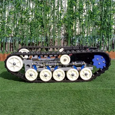 Shock-absorbing Suspension Remote Control Tank Robot Chassis (RTC300) photo-5