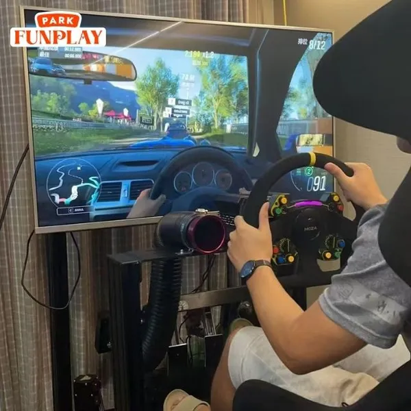 Профессиональный полнофункциональный VR-симулятор гоночного кокпита F1 с 6-осевой системой прямого привода с мультиплеерным режимом GT Racing на Steam. Идеальный опыт для дома.