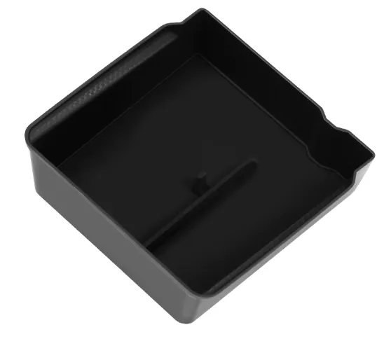 24-25 TMmodel 3/y Armrest Box Storage Box With Silicone Pad - ABS Version