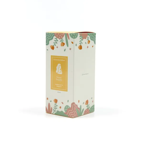 Custom Wholesale Eco-Friendly Exquisite Ivory Cardboard Cosmetic Packaging Box for Cosmetic photo-4