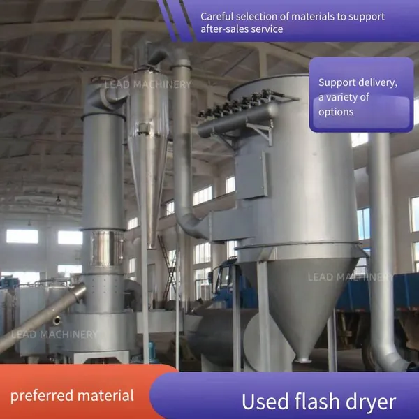 Continuous High-efficiency Rotary Flash Dryer for Kaolin Clay, Powerful Manufacturer, Easy to Operate photo-4