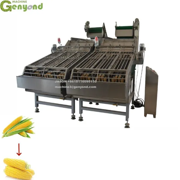 Genyond Factory Industrial Green Corn Peeler Machine Corn Sheller Machine For Sale photo-6