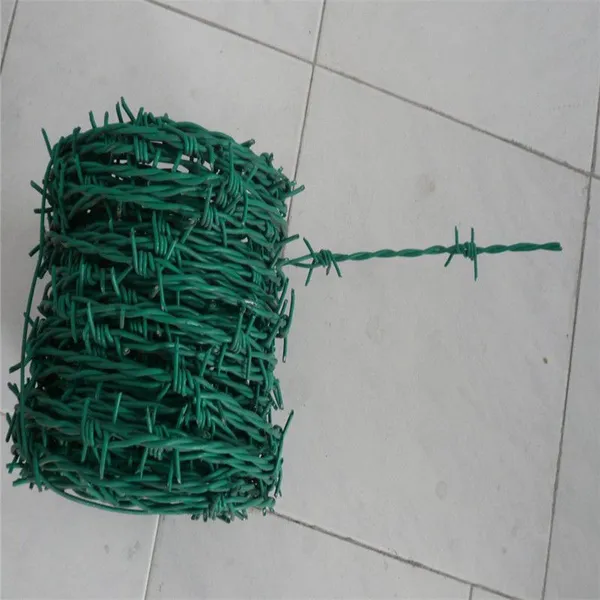 PVC Coated Barbed Wire Mesh With 15mm-30mm Barbed Length for Fencing photo-4