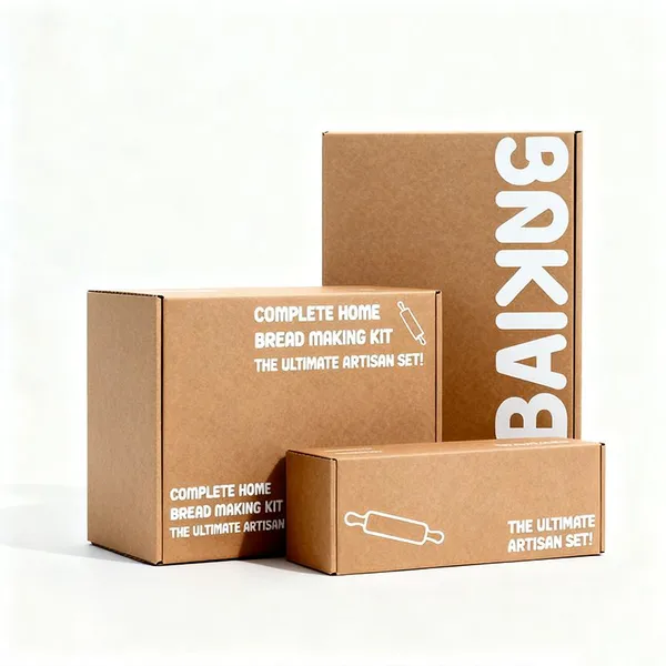 Logo Print Kraft Color Carton Box Corrugated Box photo-5