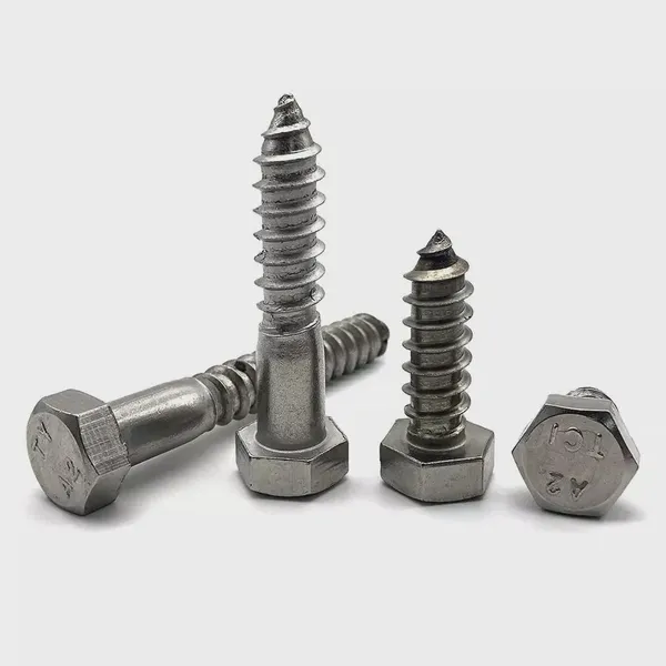 DIN 571 Hex Head Wood Screws for Log Home Construction photo-3