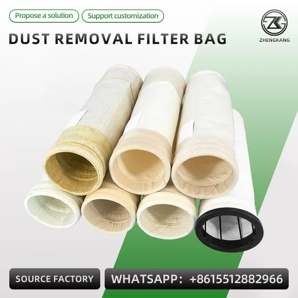 Industrial Dust Filter Bag PTFE Membrane Polyester Filter Bag For Dust Collector Low Emission High Filtration Precision photo-3