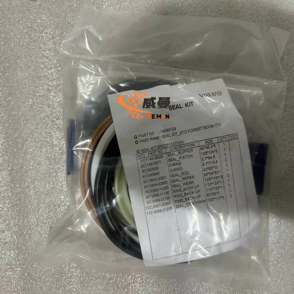 Volvo VOE14589129 Boom Seal Kit For EC210B EC210D Excavator Hydraulic Cylinder Overhaul Repair Parts photo-3