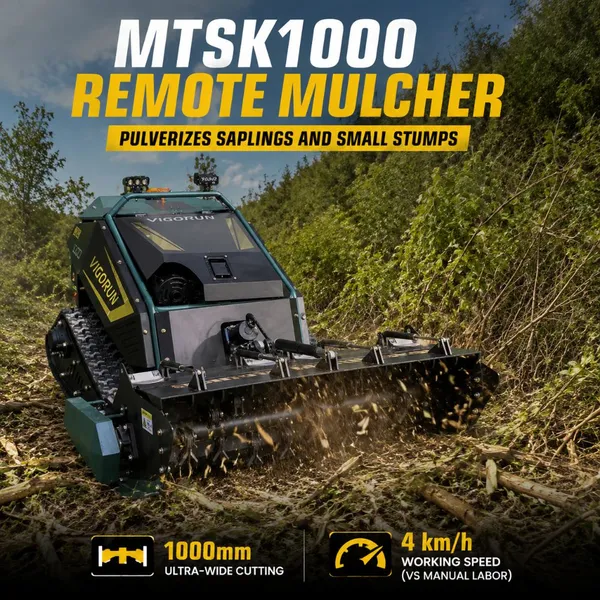 Intelligent Lawn Mower Self-Locking Motor Heavy Brush Cutter Grass Machine Pto Forestry Mulcher For Commercial Use