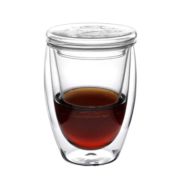 Double Wall Glass Milk Cups