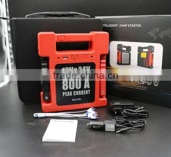 24000mAh 12V24V Car Jump Starter Auto Battery photo-2
