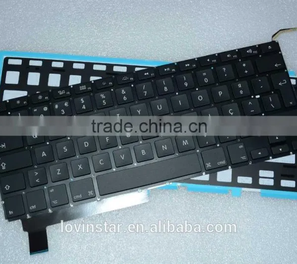 Portuguese Design Laptop Keyboard Replacement LED Backlight Lighting For Macbook Pro A1286 2008-2012 photo-6