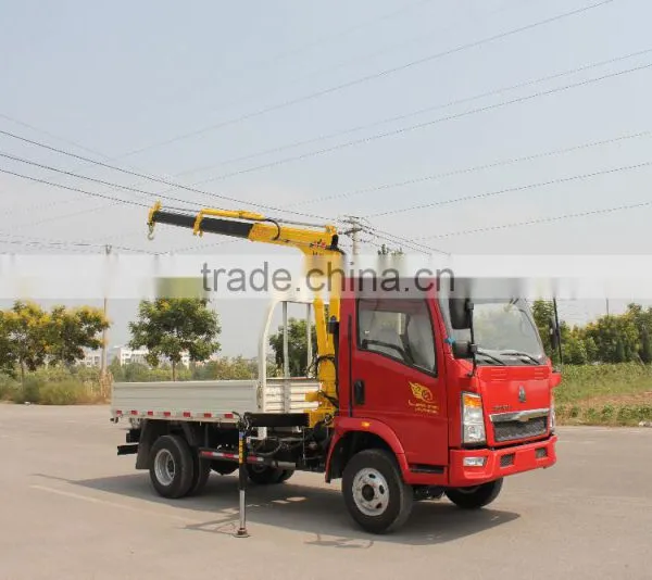 Howo 4*2 3.2T Ton Truck Mounted Crane for Sale SQ65ZB2 photo-3
