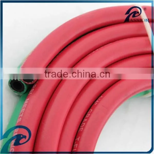 ID1/4'' X50FT Rubber Twin Line Welding Hose With Adapters for Gas Soldering, Cutting photo-4