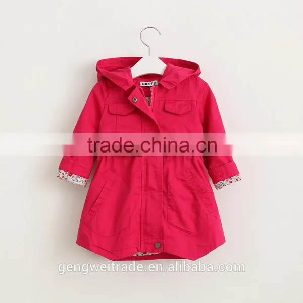 Wholesale Children's Boutique Clothing Kids Coats High Quality Floral Cotton Girls Winter Coat photo-2