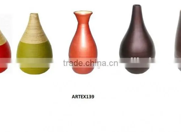 Vietnam Bamboo Lacquer Vase photo-1