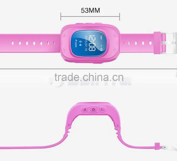 Silicone WIFI Wrist Cell Phone Watch For Kids Watch Phone With SOS Phone Call GPS Tracker photo-5