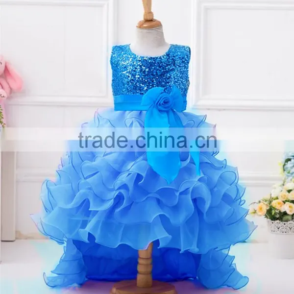 Mix Sizes and Styles Wedding Dresses Kids Girl Dress Soft Chiffon Flower Girl Pettiskirt Wedding Wholesale Dress photo-4