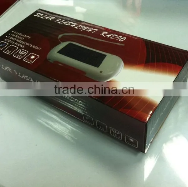 Hottest Solar Flashlight Radio Power Bank XH-SRM photo-3