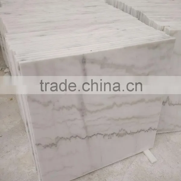 High Polished Decoration Calacatta Royal Grade A White Marble Tiles & Slabs photo-4