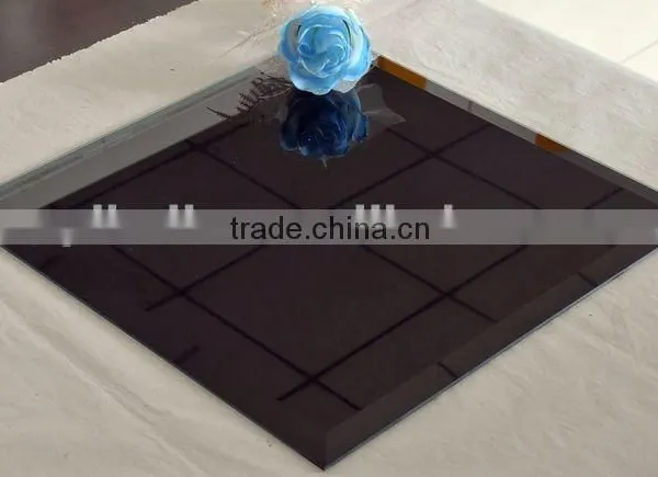 Black Painting Glass/painted Glass for Decoration