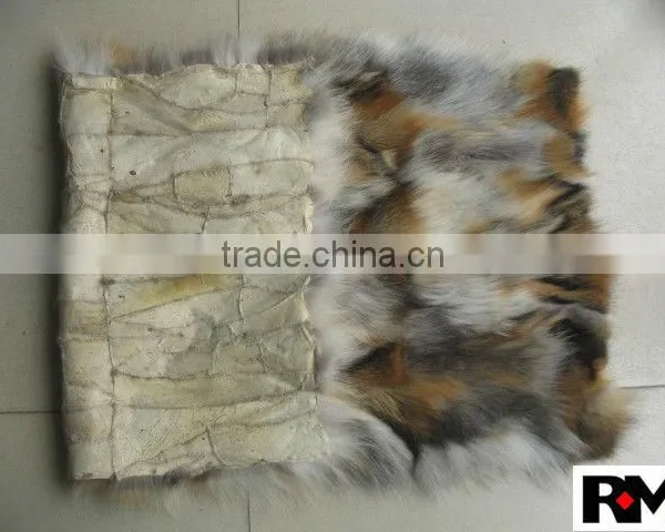 Factory Wholesale 100% Genuine Scrap Fox Fur Plates in Low Price photo-4