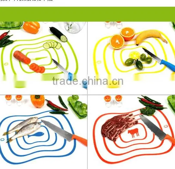 J189 Kitchen Supplies Fashion Cut Fruit Plate Health Board Cutting Board photo-5