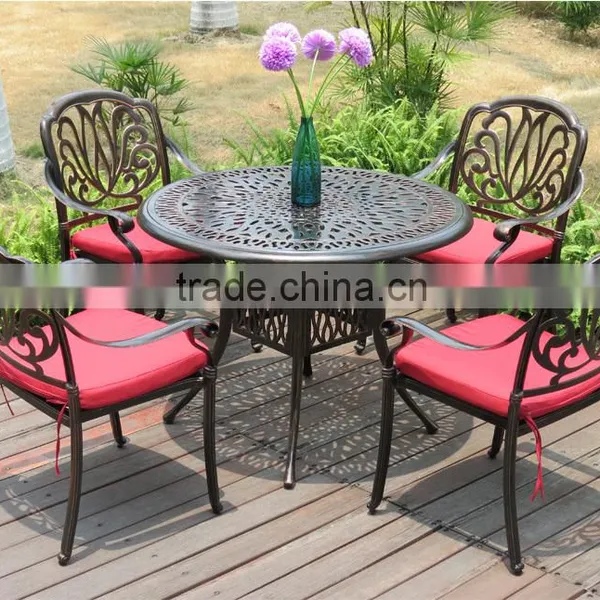 All Weather Bronze Black White Elizabeth European Style Heavy Duty Cast Aluminum Outdoor Garden Furniture Quality Choice photo-3