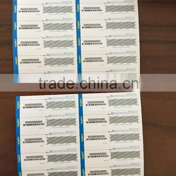 Telecom Prepaid Paper Scratch Cards photo-2
