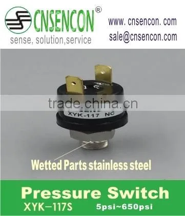 CNSENCON Hot Sale and Cheap XYK-114 Pressure Switch 40 Psi on and 60 Psi Supplier's Choice