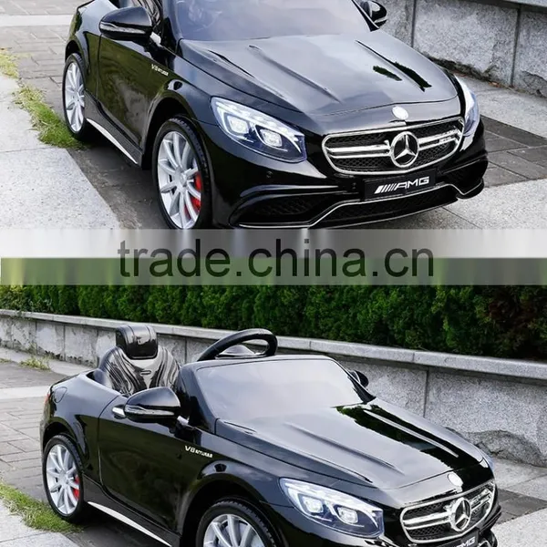 Licensed Mercedes Benz S63 Licensed Kids Electric Toy Ride on Car 12v Battery Powered photo-3
