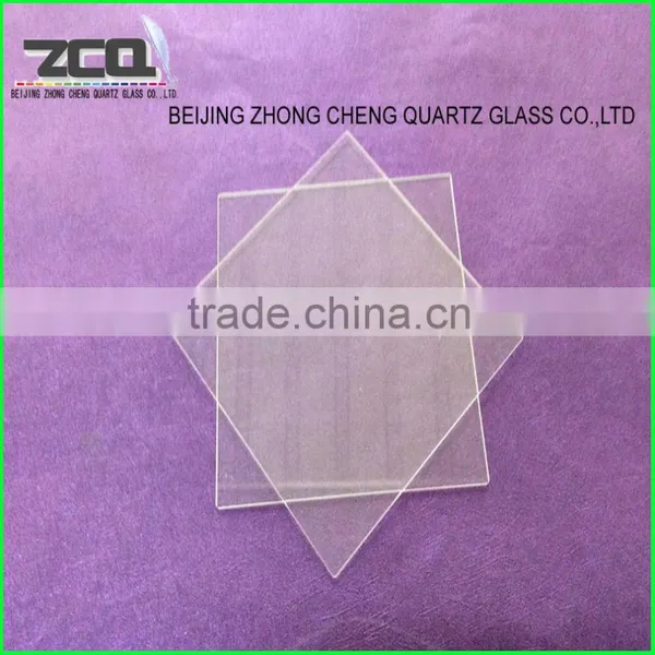 High Precision Square Thin Wall Quartz Glass Window photo-2