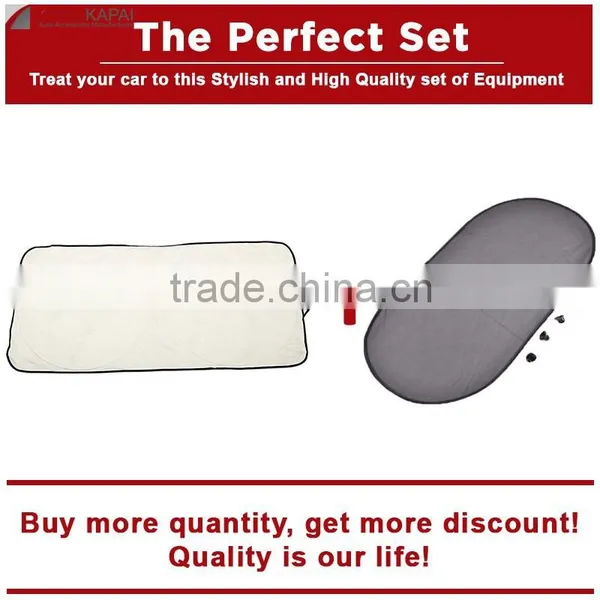 The Perfect Set Front Windshield Sunshade+Rear Car Sunshade