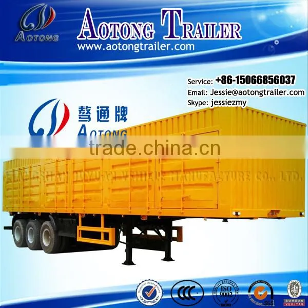 Van/cargo Box Semi Trailer With Low Price