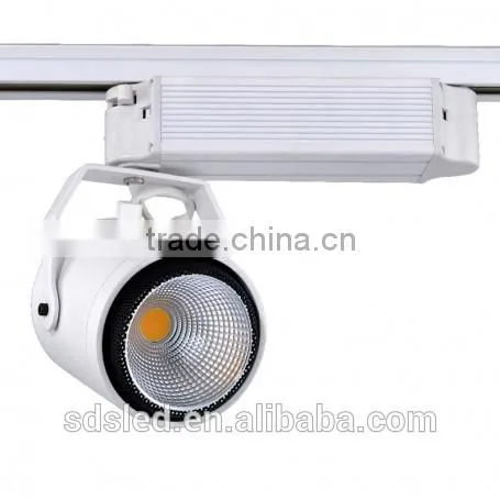 LED track light 40W Warm White Aluminum Alloy 2700-3200K cob led track light