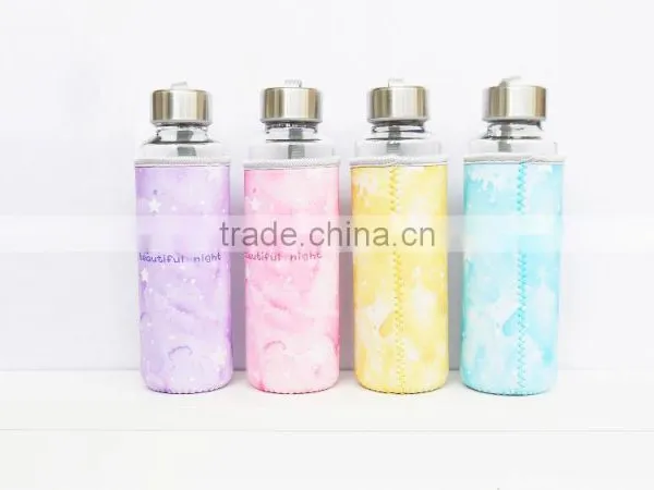 OEM Private Lable BPA Free Tritan Water Bottle Custom Glass Bottle photo-3