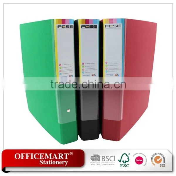 Pp/pvc/peva View Binder/ Ring Binder/3-hole File Folder/metal Clip File Folder /a4 Hard Cover File Folder