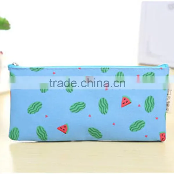 Professional Fruit Watermelon Print Zipper Pencil Bag China Supplier photo-4