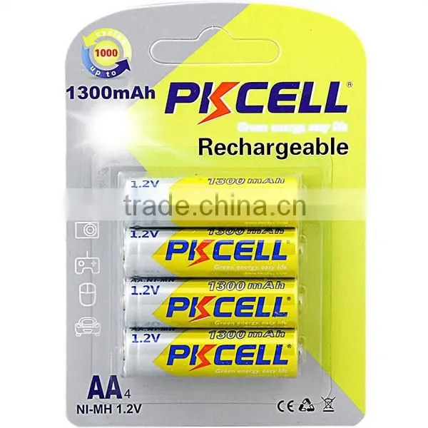 Top Sale 1300mAh aa Rechargeable Battery 1.2v Ni-mh Batteries photo-4