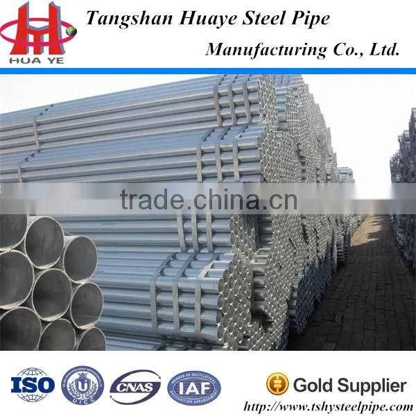 Structural Steel Erw Hot Dipped Welded Galvanized Round Section Tube/pipe photo-6