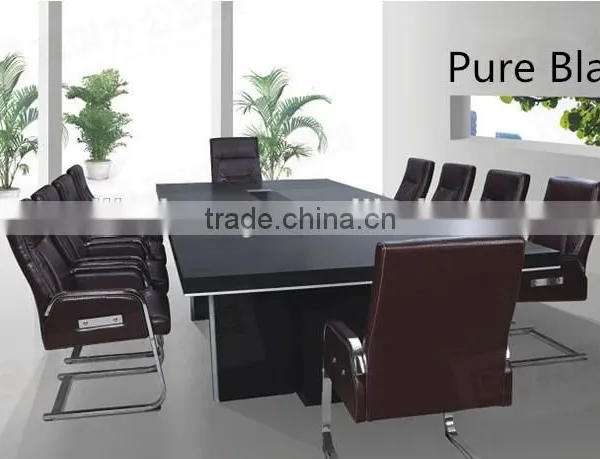 Manufacture Supply Modern Simple Melamine Conference Table photo-4