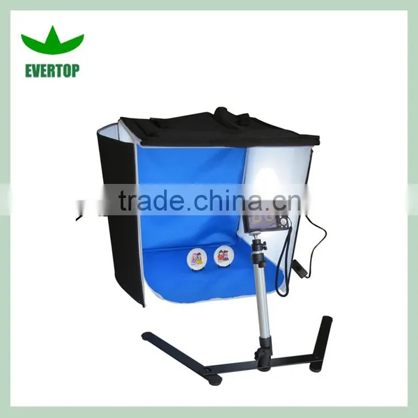 TS-LK01B Light Cube Tent Box Kit Camera Tripod Ring Lighting 4 Backdrops