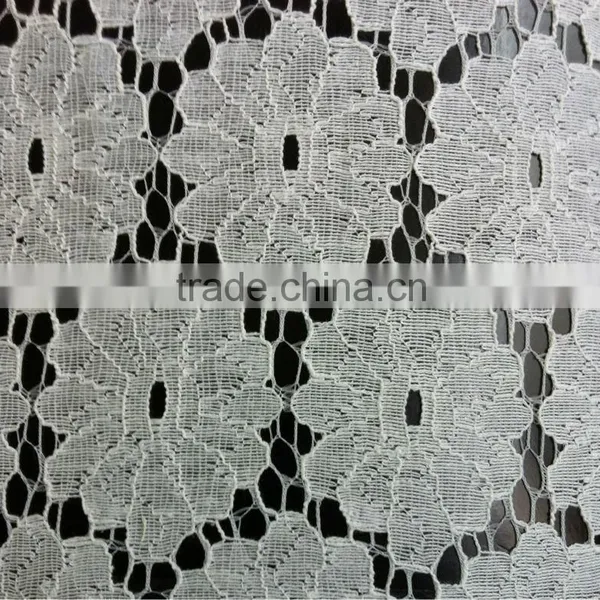 2037 Nylon Cotton Lace Fabric for Dress photo-2