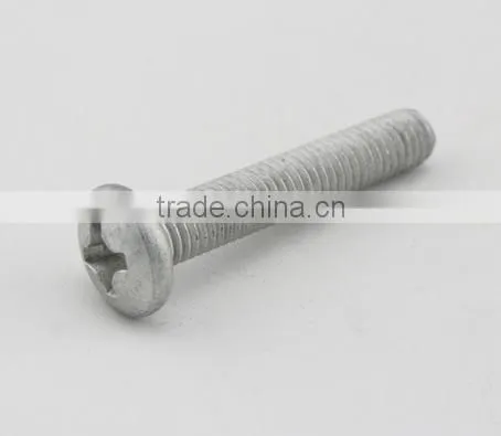 Carbon Steel Cross Recessed Pan Head Screws Hot Dip Galvanized DIN7985 photo-2
