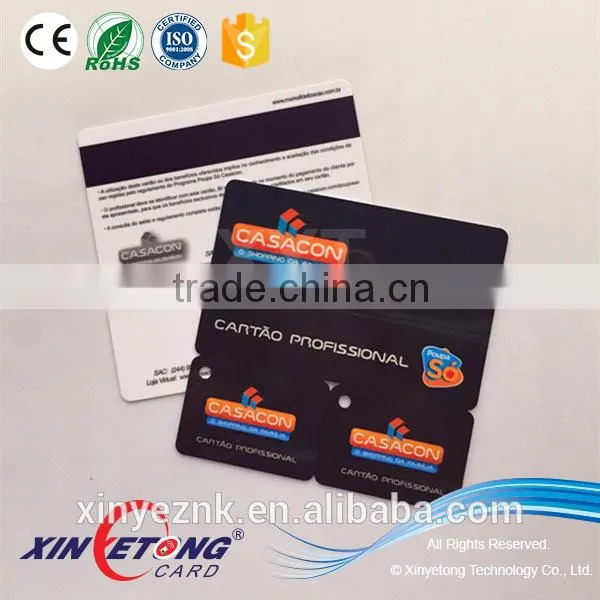 2015 Super Market VIP Member Plastic PVC Key Tag Combo Cards photo-2