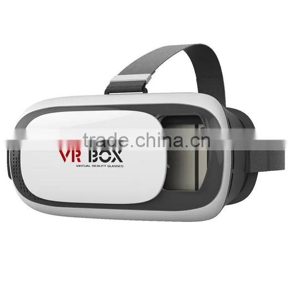 Head Mount Plastic VR BOX 2.0 Version Virtual Reality Glasses Cardboard for 3.5" - 6.0" Smart Phone and + Remoter Gamepad photo-2